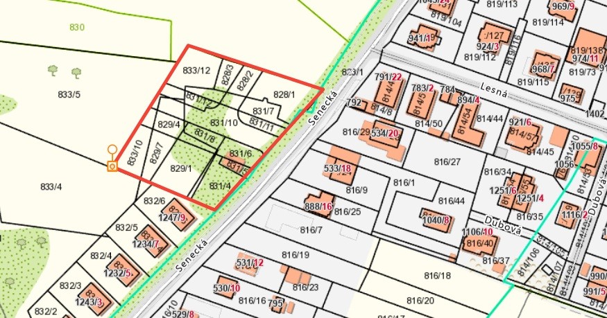 Predaj stavebn&yacute;ch pozemkov, SC - Tom&aacute;&scaron;ov